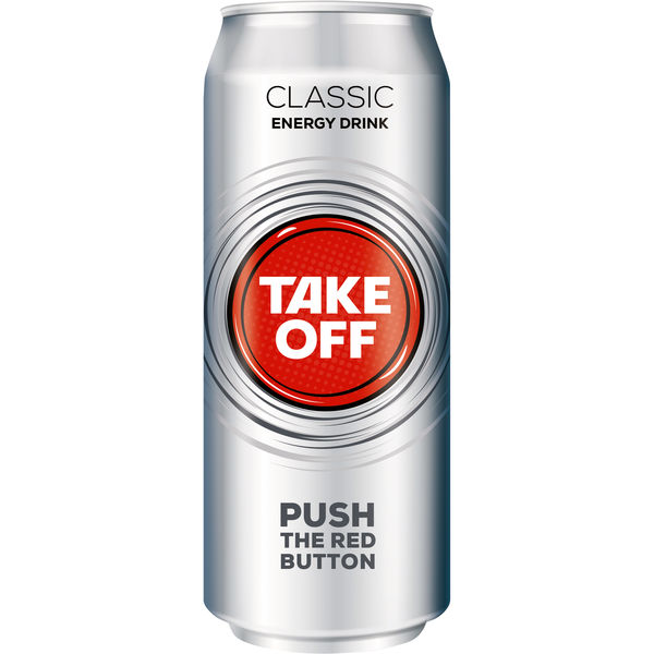 Take Off Energy Drink Classic 0,5l EINWEG Dose 