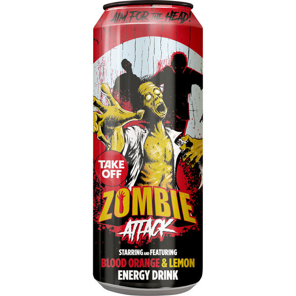 Take Off Zombie Attack - Blood Orange Lemon 0,5l EINWEG Dose 